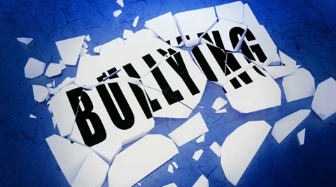 Breaking bullying animation Stock Footage 35169355