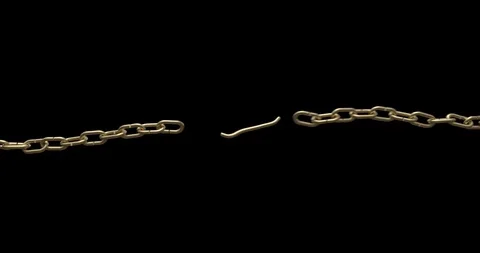 Breaking Chain Stock Footage 128194784