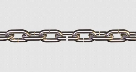 Breaking Chain Stock Footage 153257360
