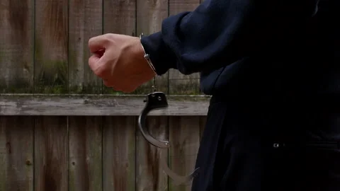 Breaking Chains and Handcuffs Freedom Concept Stock Footage 160346628