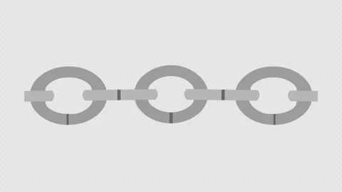 Breaking chains animation Stock Footage 332804020