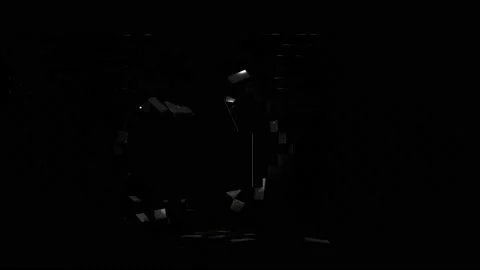 Breaking dark brick wall, concept of reconstruction, monochrome. Design. Black Stock Footage 161406593