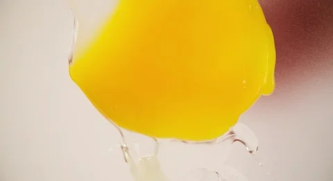 Breaking Egg bottom view Slow motion closeup Stock Footage 103642986