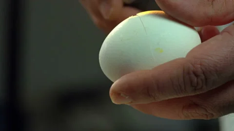 Breaking An Egg Video stock 145633698