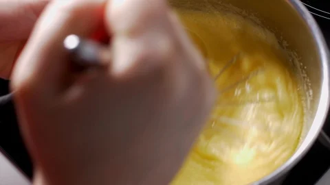 Breaking eggs and sugar delayed shooting. Stock Footage 103050234