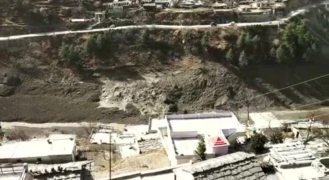 Breaking - Glacier burst in Chamoli , more than 100 feared dead Stock Footage 272985369