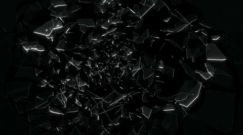 Breaking glass  Stock Footage 943643