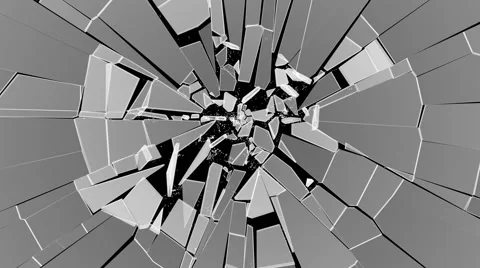 Breaking Glass Stock Footage 42692619