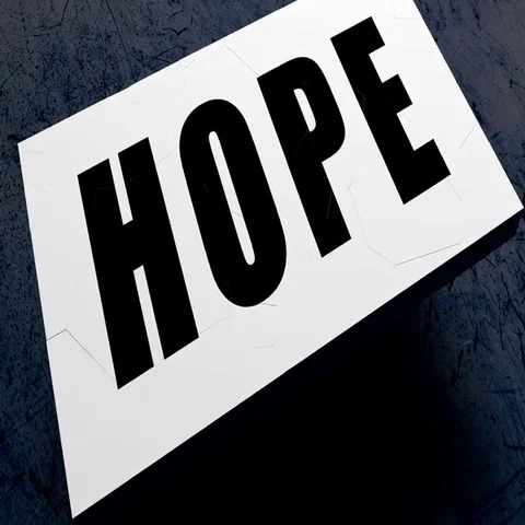 Breaking Hope block animation Stock Footage 69425511