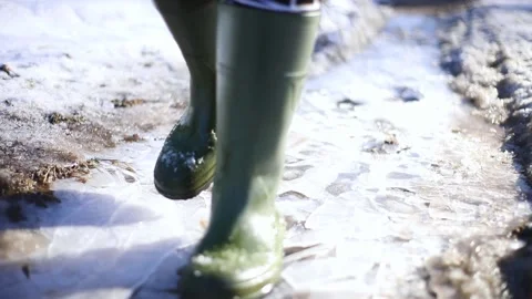 Breaking the Ice Stock Footage 238992481