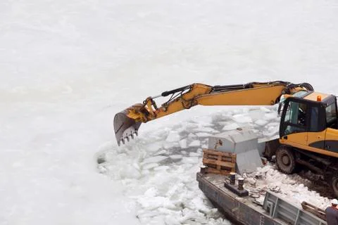 Breaking the ice Stock Photos