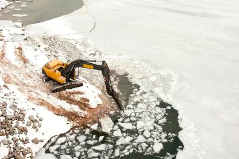 Breaking the ice Stock Photos