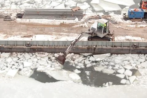 Breaking the ice Stock Photos