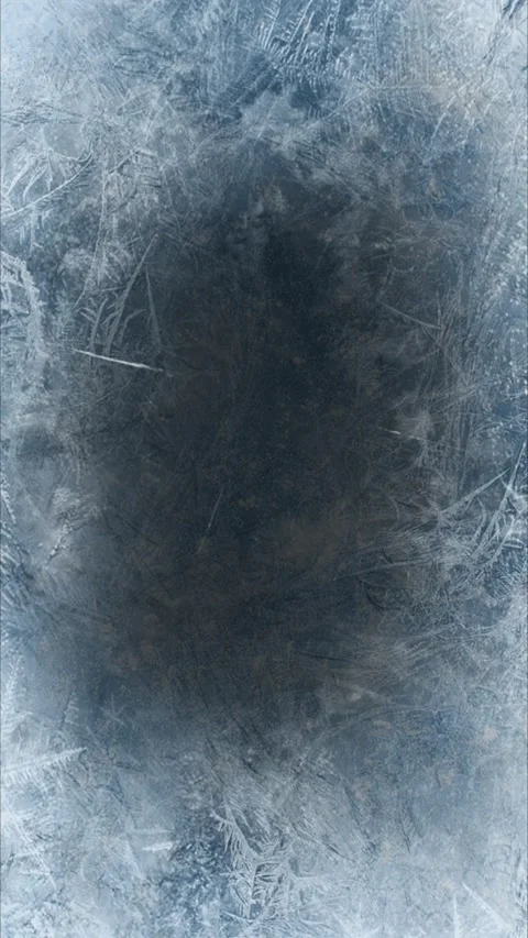 Breaking iceberg icy cracks, cold winter vertical black screen freeze chroma key Stock Footage 345421265