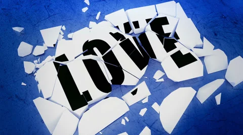 Breaking love Stock Footage 34302180