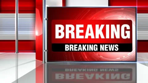 BREAKING NEW Virtual studio イラスト素材