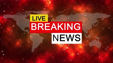 Breaking News Animated interface motion graphic animation Stock Footage 207988963