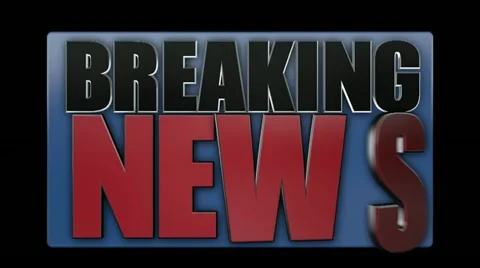 Breaking News Animated Title Graphic Transition 2528 Stock Footage 11422853