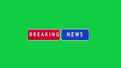 Breaking News Animation Stock Footage 243117909
