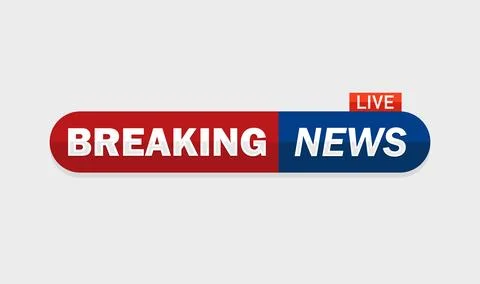 Breaking news background Illustrazione stock