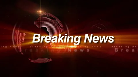 breaking news broadcast design ( RED-BLU... | Stock Video | Pond5