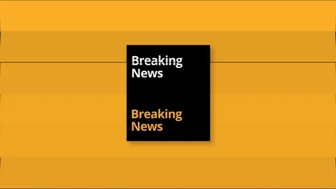 Breaking News - Broadcast Graphics Title Stock Footage 88464651