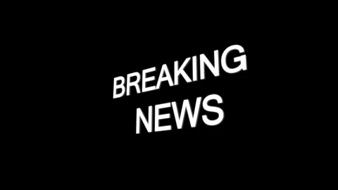 BREAKING NEWS concept. Dynamic BREAKING NEWS Title Transition and Background Video stock 129186969