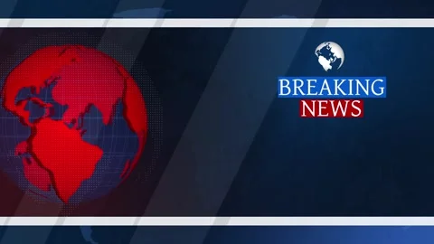 Breaking news digital background Animation Stockbeeldmateriaal 322967056