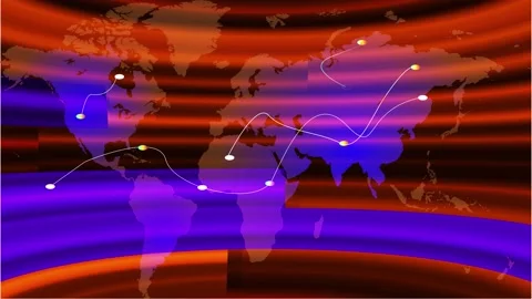 Breaking news digital background.4k motion Stock Footage 168252673