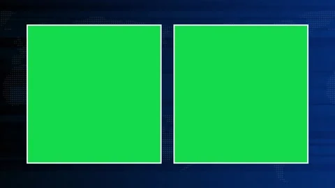 Breaking News frame on green screen breaking news background on chroma key and s Stock Footage 322017446