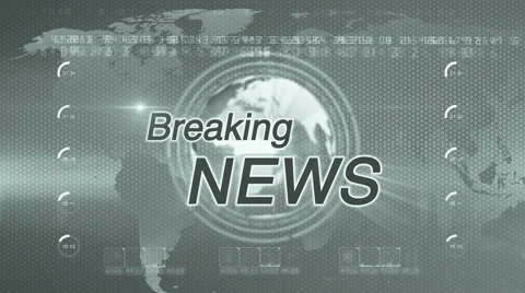 Breaking news generic diffrent green Stock-Footage 50374407