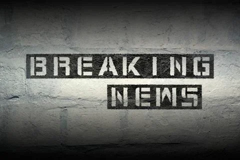Breaking news GR Stock Illustration