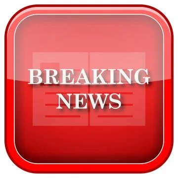 Breaking news icon Stock Illustration