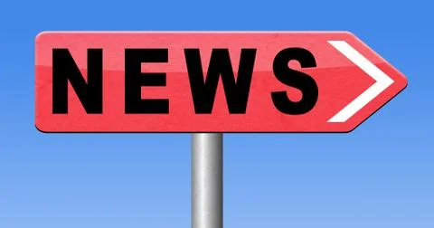 Breaking news Stock Illustration