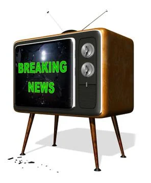 Breaking news Stock Illustration
