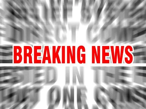 Breaking news Illustrazione stock
