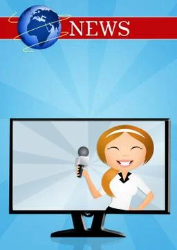 Breaking news Stock Illustration