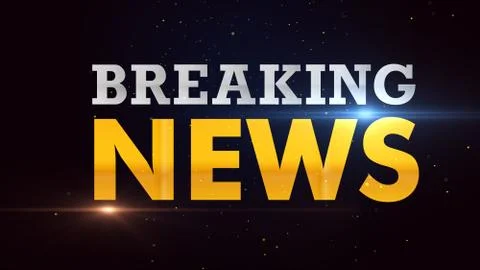 Breaking news Illustrazione stock