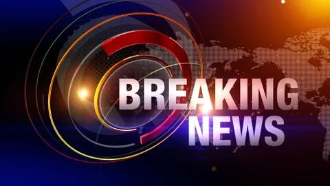 Breaking news Illustrazione stock