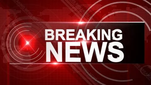 Breaking news Illustrazione stock