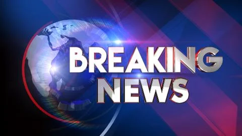 Breaking news Illustrazione stock