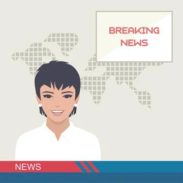 Breaking news Stock Illustration