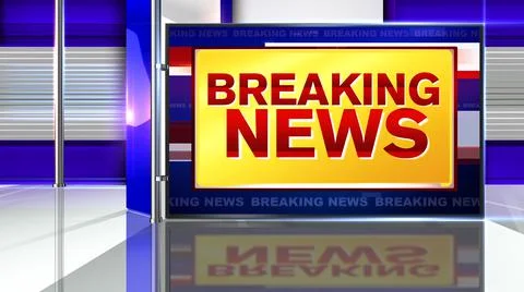 BREAKING NEWS  Stock Illustration