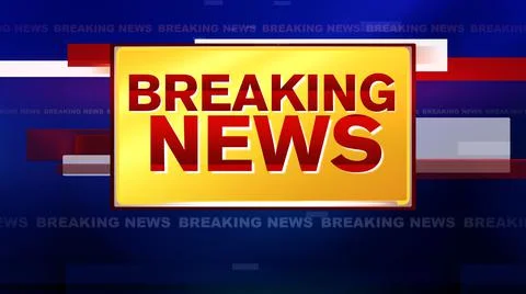 BREAKING NEWS  Stock Illustration