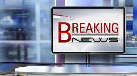 BREAKING NEWS  Stock Illustration