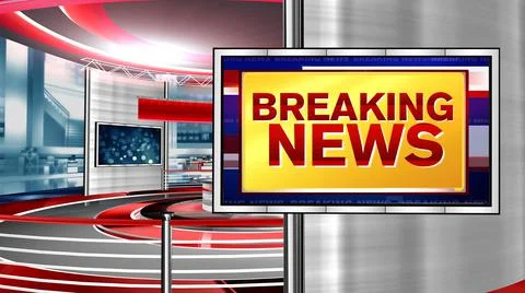 BREAKING NEWS  Stock Illustration