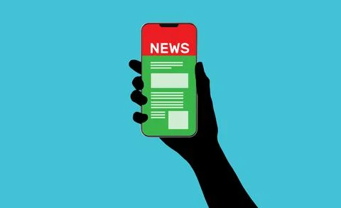 Breaking news Stock Illustration