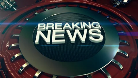 Breaking News intro in 4K. | Stock Video | Pond5