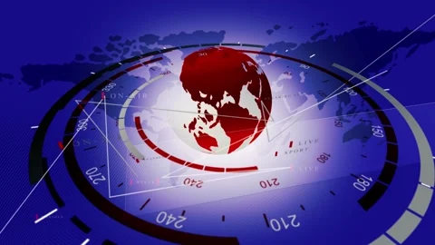 Breaking news intro animation for broadcasting. Stock Footage 202437395