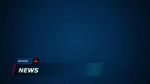 Breaking News intro with dynamic 3D earth globe and professional broadcast Stock Footage 346705624